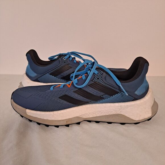 Adidas Terrex Soulstride Ultra Mens Trail Running Shoes Size 13 Blue IH3441 - Picture 5 of 10